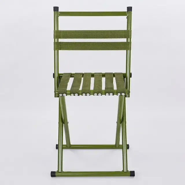 Складаний стілець для пікніка та риболовлі зі спинкою 45 см C-1