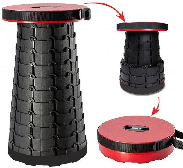 Складаний стілець Telescopic stool розкладний телескопічний стілець