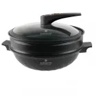 Сковорода алюмінієва 3 в 1 на 32 см з антипригарним покриттям EDENBERG EB-12112 Вок-сотейник-пароварка