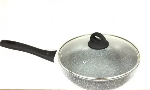 Сковорода Benson BN-494 24см, h-6,3см, глибока мармурова антипригарна покриття