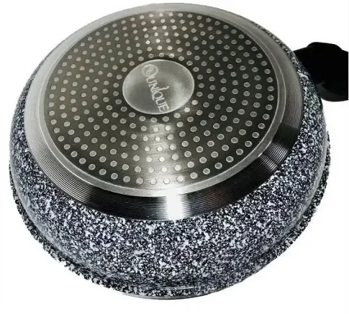 Сковорода глибока з кришкою UNIQUE UN-5171 24 см