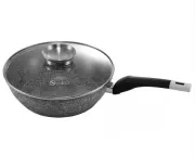 Сковорода глибока з кришкою UNIQUE UN-5171 24 см