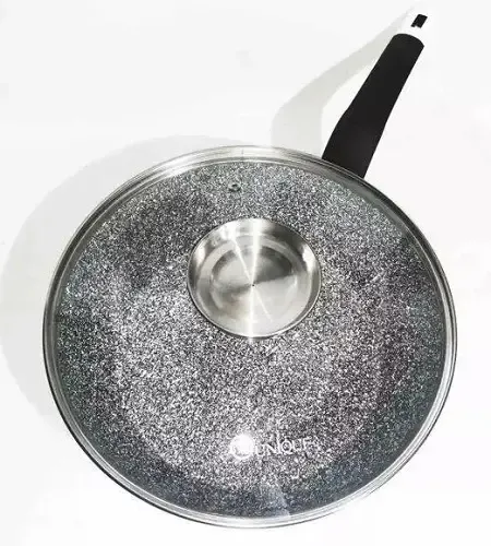 Сковорода глибока з кришкою UNIQUE UN-5171 24 см