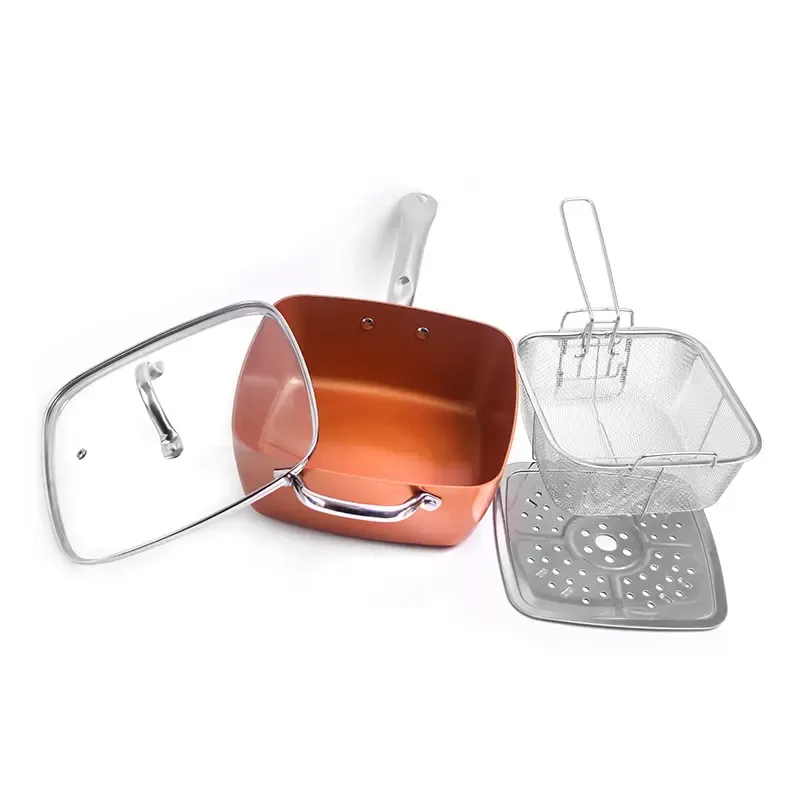 Сковорідка з фритюрницею Square PAN Ampowar 24 см