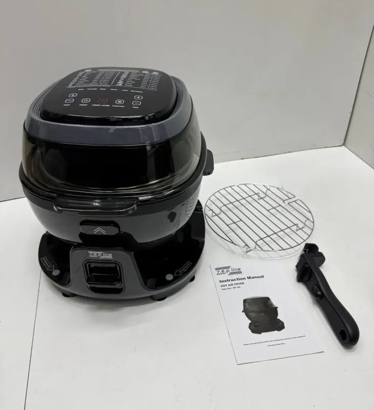 Смарт-Аерофритюрниця з функцією обертання на 18 програм Zepline ZP-140 10літрів 4000Вт