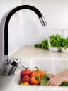 Змішувач гнучким краном 47 см для ванної та кухні Water tap HA-181