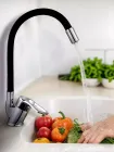 Змішувач гнучким краном 47 см для ванної та кухні Water tap HA-181