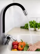 Змішувач гнучким краном 47 см для ванної та кухні Water tap HA-181