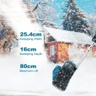 Снігоприбирач акумуляторний на 2 АКБ складаний Krafftec 36V 6Ah