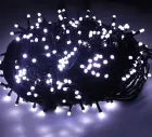 Світлодіодна Гірлянда нитка 201 led Біла (чорний дріт)