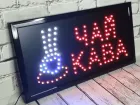 Світлодіодна LED Вивіска "Кава Чай" 48х25см