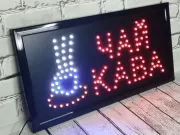 Світлодіодна LED Вивіска "Кава Чай" 48х25см