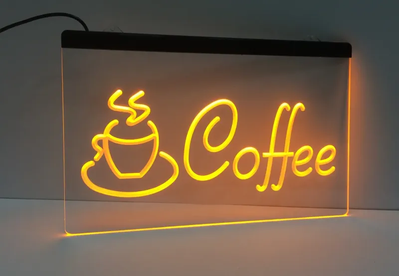 Світлодіодна вивіска Кава Cofe