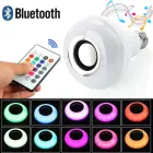 Світлодіодна лампа з Bluetooth колонкою Bulb 12Вт в патрон Е27, RGB світильник з динаміком та пультом PRP