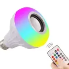 Світлодіодна лампа з Bluetooth колонкою Bulb 12Вт в патрон Е27, RGB світильник з динаміком та пультом PRP