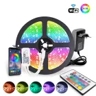 Світлодіодна стрічка LED RGB USB APP SF-20, самоклеюча, 5 м, з пультом ДУ, на 300 діодів