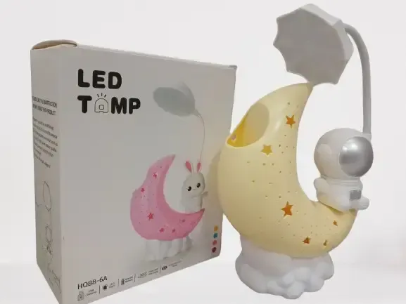 Світлодіодна настільна лампа, органайзер для ручок Moon