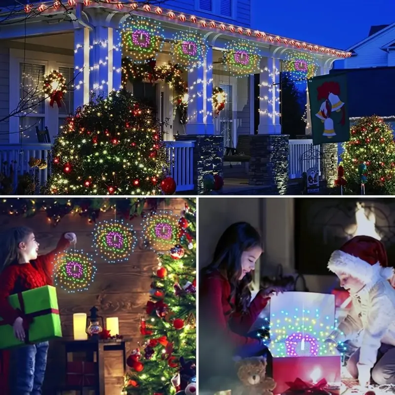 Світлодіодні кульові лампи Solar Starburst, світлодіодні  вогні з дистанційним керуванням, 8 режимами Теплий білий