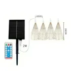 Світлодіодні кульові лампи Solar Starburst, світлодіодні  вогні з дистанційним керуванням, 8 режимами Теплий білий