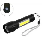 Світлодіодний ліхтарик Bailong Police COB USB BL-511 BL-515 BL-513 у пластиковому чохлі