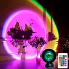 Світлодіодний світильник проекційний 16 режимів свічення HA-119 USB Світильник з ефектом заходу сонця