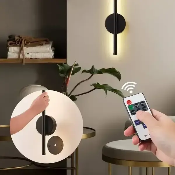 Світильник настінний 60 см Strip light HA-125 Чорний