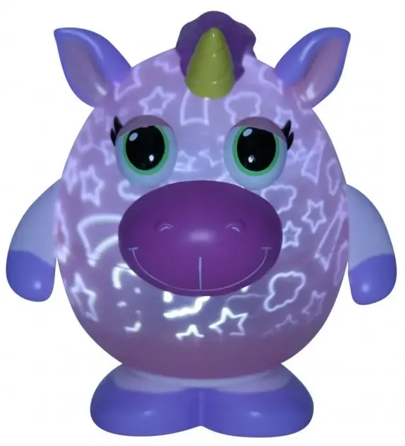 Світильник-проектор Playbrites Єдиноріг | Оригінальний світильник у дитячу | Нічник дитячий бездротовий