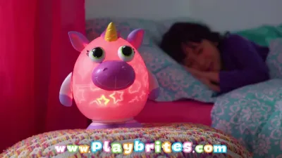 Світильник-проектор Playbrites Єдиноріг | Оригінальний світильник у дитячу | Нічник дитячий бездротовий