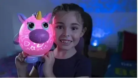 Світильник-проектор Playbrites Єдиноріг | Оригінальний світильник у дитячу | Нічник дитячий бездротовий