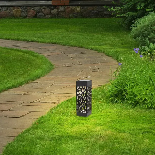 Світильник садовий ажурний на сонячній батареї 1 WW