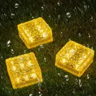 Світильник садовий, наземний ліхтарик, вуличний садовий світильник з кубик, IP65, водонепроникний