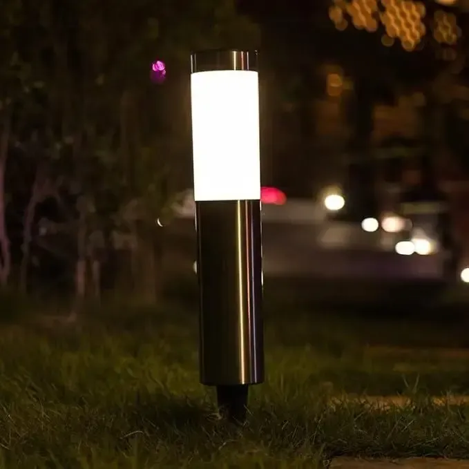 Світильники для газону Warm Solar Pillar Light Світлодіодний світильник на сонячній батареї 2шт