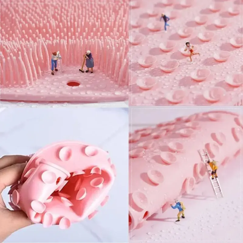 Силіконова щітка для душу Чистюля LY-379