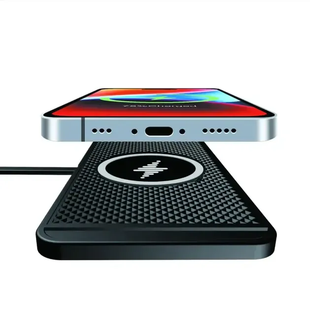 Силіконовий килимок в авто зі швидкою бездротовою зарядкою Car Wireless Pad C1 15W