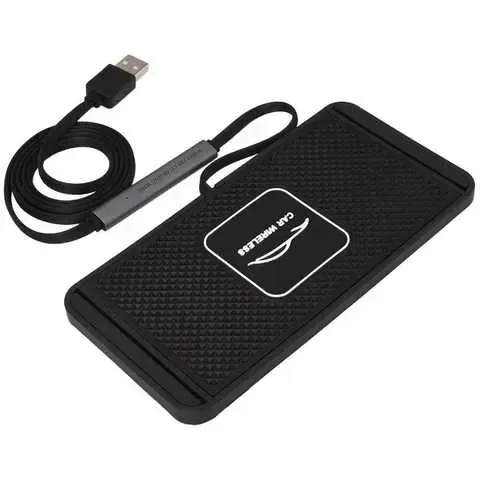 Силіконовий килимок в авто зі швидкою бездротовою зарядкою Car Wireless Pad C1 15W