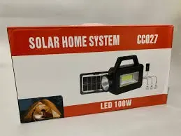 Система автономного освітлення та зарядки з трьома лампочками та POWER BANK CC027