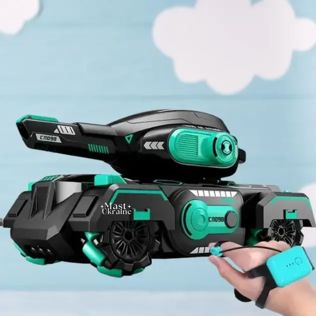 Танк всюдихід, радіокерований танк тривісний стріляючий орбізами