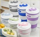 Універсальна силіконова термочашка кухоль для кави, чаю, напоїв