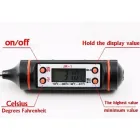 Термометр кухонний харчовий UFR цифровий електронний зі щупом для м'яса TP-101 чорний original