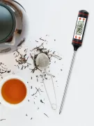 Термометр кухонний харчовий UFR цифровий електронний зі щупом для м'яса TP-101 чорний original