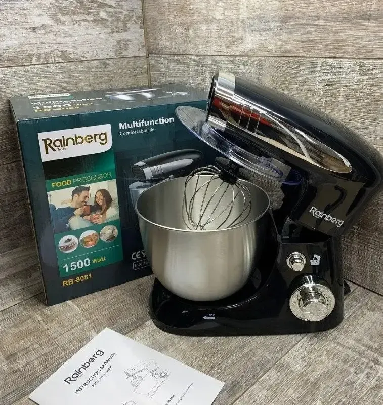 Тістоміс 3200Вт. Rainberg 8081 планетарний комбайн