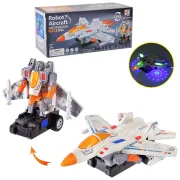 Трансформер YJ388-61 2 в 1, літак та трансформер, світло, звук