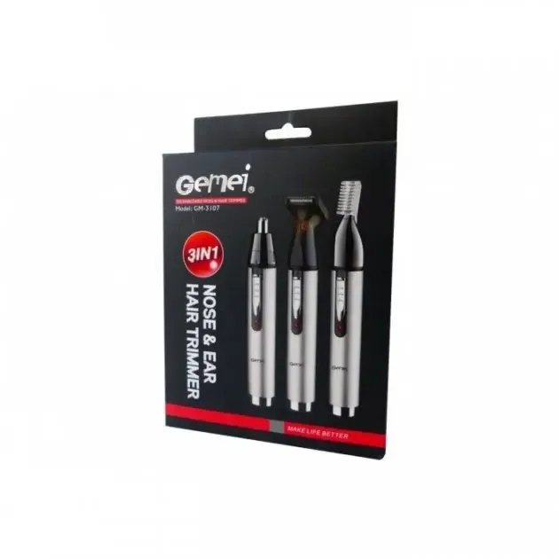 Тример для носа та вух Gemei GM 3107
