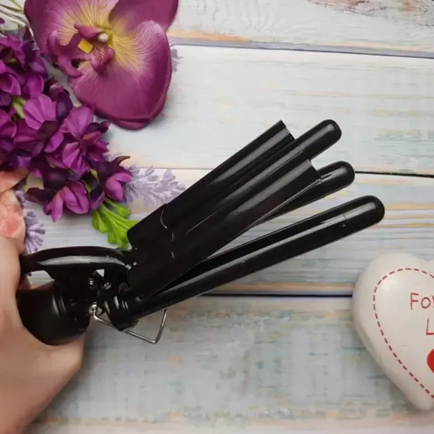 Потрійна плойка для волосся PRO MOZER MZ-6621