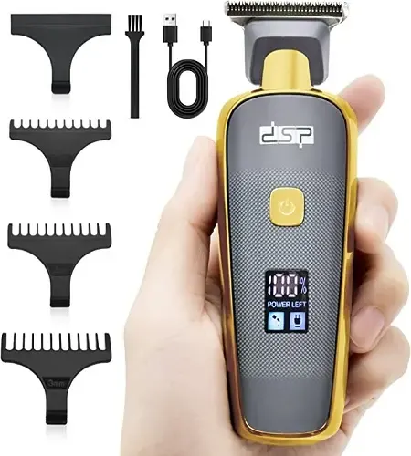 Тример для бороди з LED-дисплеєм DSP 90458