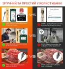 Цифровий Bluetooth термометр з керуванням через телефон, для м'яса, гриля та духовки