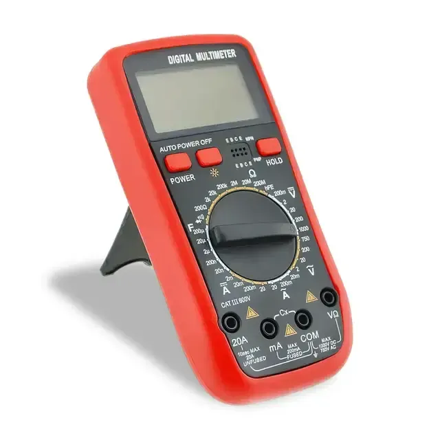 Цифровий мультиметр DT UT-61A з температурою та підсвічуванням екрану / Електричний тестер напруги / Вольтметр