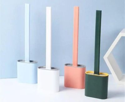 Йоршик силіконовий для миття підвісної унітазу + щітка