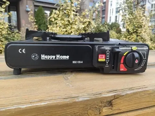 Портативна газова плита HAPPY HOME BDZ-155A + кейс