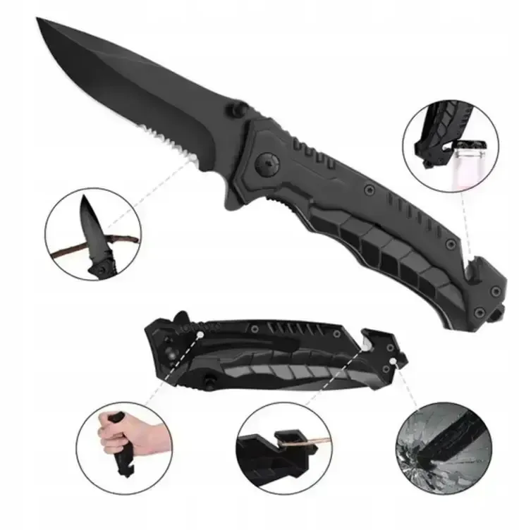 Туристичний набір для виживання багатофункціональний комплект інструментів BESTBIDS PRO 18 предметів